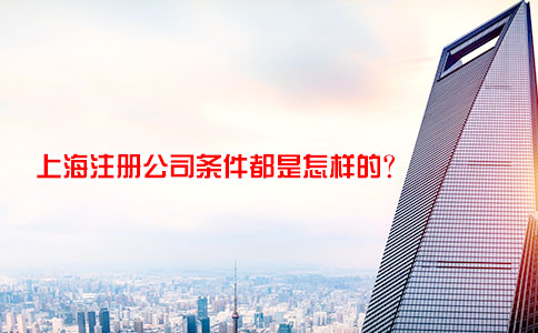 上海注册公司条件都是怎样的？
